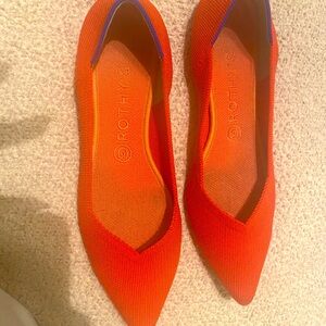 Rothy’s red flats womens 9 1/2